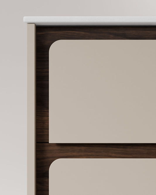 Indico 2 Schubladen Taupe