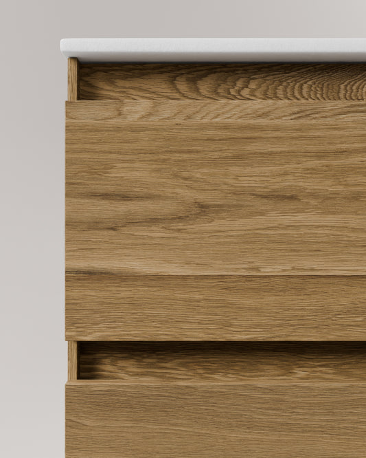 Zuri 2 Schubladen natureiche cube