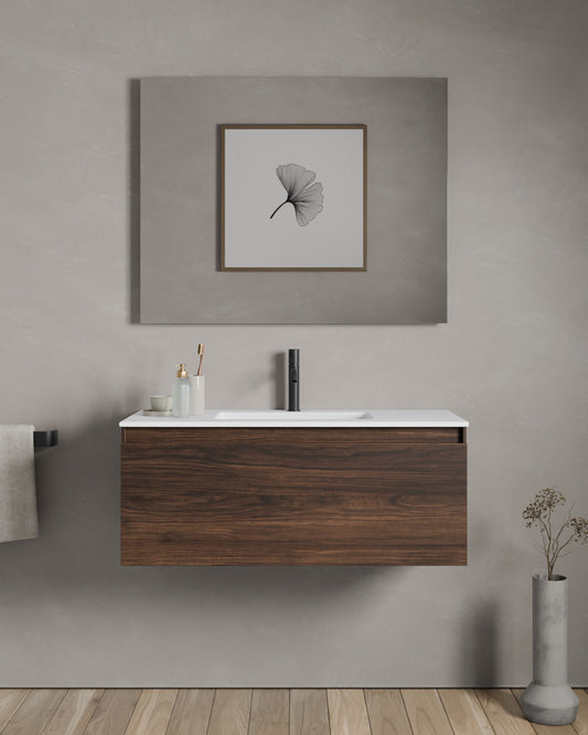 Zuri 1 Schublade nussbaum