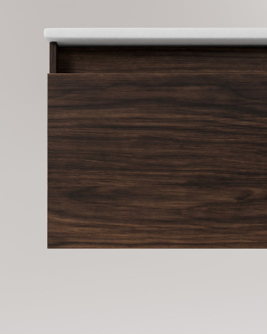 Zuri 1 Schublade nussbaum cube