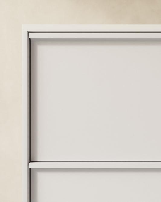 Loira 2 Schubladen weiß cube