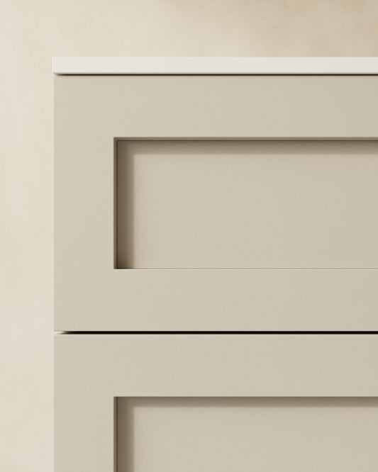 Tera 2 Schubladen (unterschiedlich gross) sand