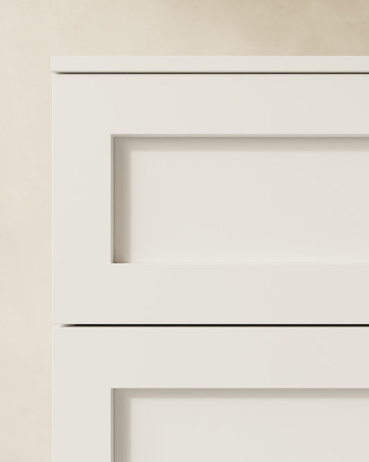 Tera 2 Schubladen (unterschiedlich gross) mattweiss