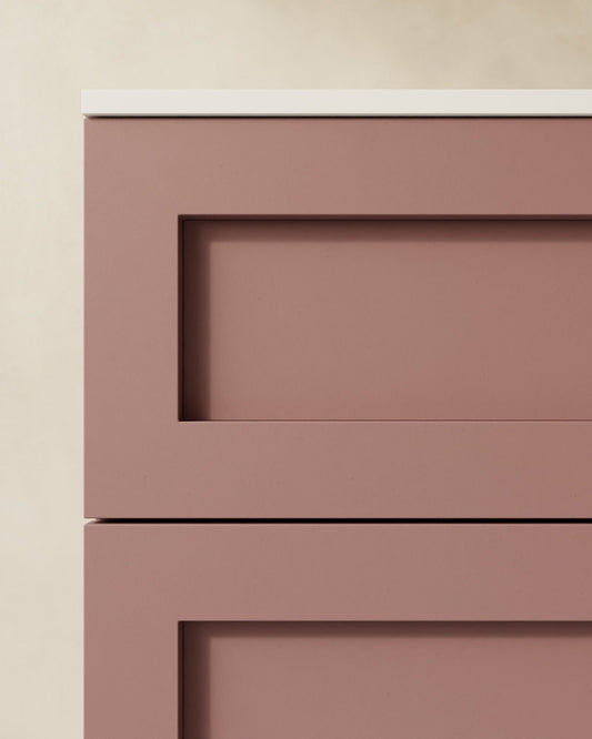 Tera 2 Schubladen rotgrau