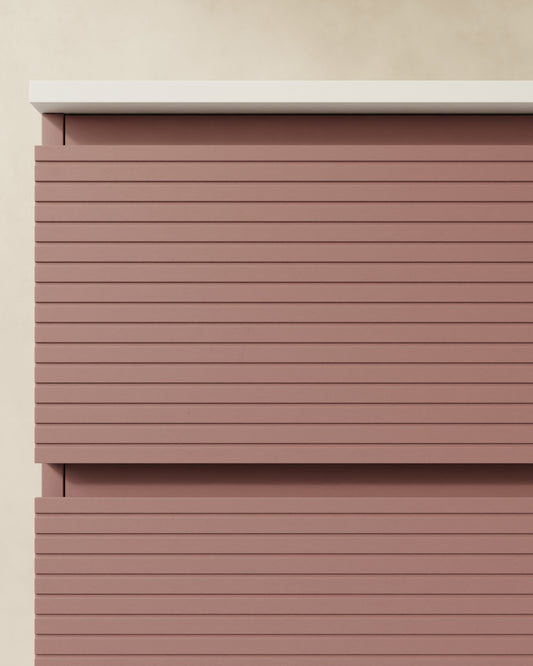 Denali 2 Schubladen (unterschiedlich gross) rotgrau