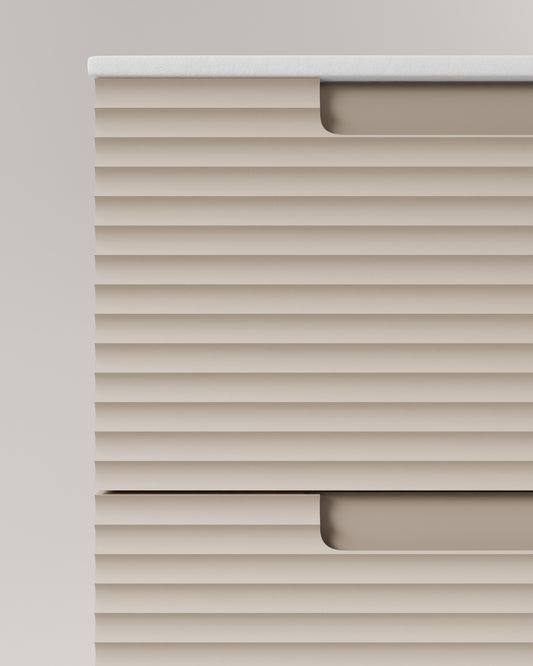 Kairo 2 Schubladen taupe cube