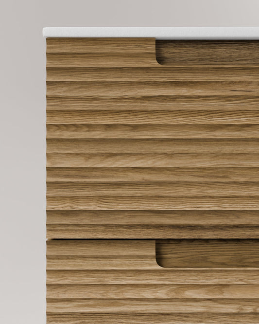 Kairo 2 Schubladen natureiche cube