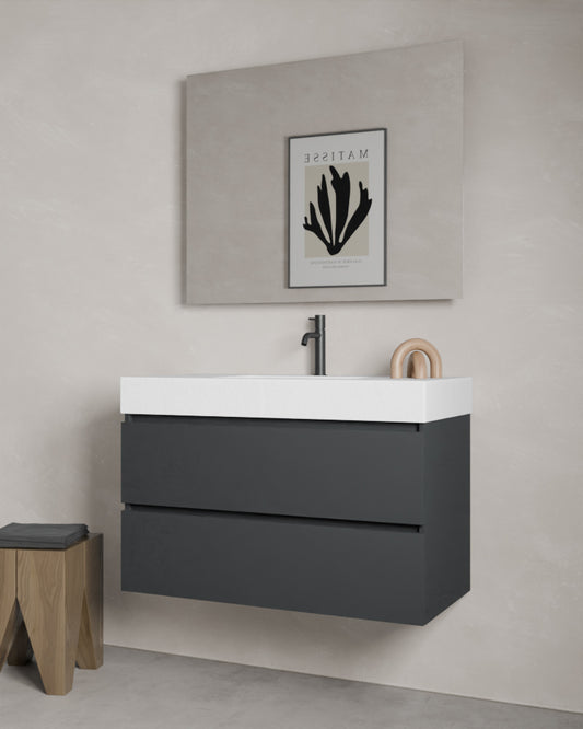 Numa 2 Schubladen anthrazit cube