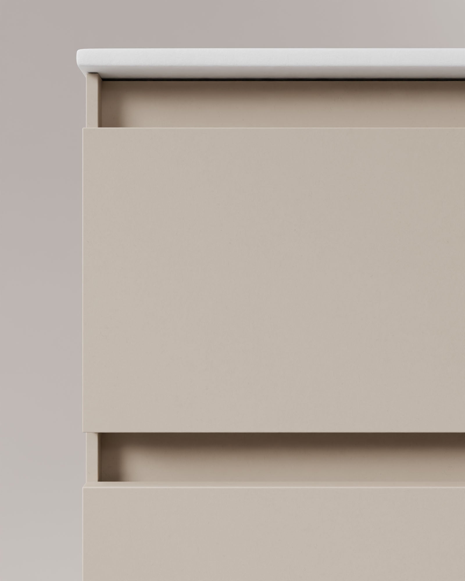 Zuri 2 Schubladen Taupe