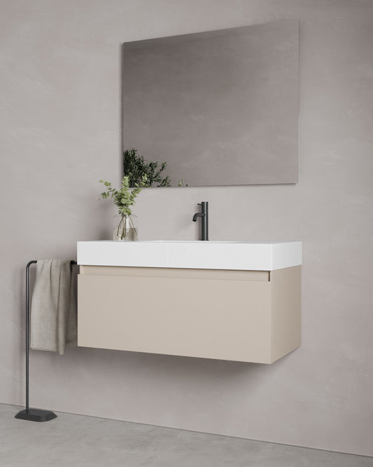 Zuri 1 Schublade taupe cube