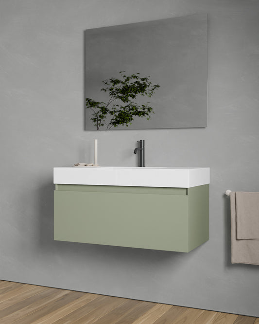 Zuri 1 Schublade kitami-grun cube