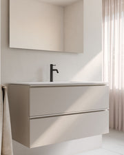 Ronda 2 Schubladen Taupe Weiß