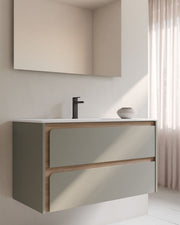 Cyra 2 tiroirs Quartz Chêne Ivoire