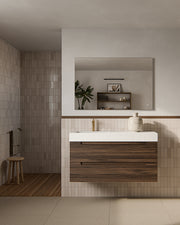 Kairo 2 Schubladen nussbaum cube