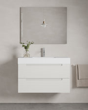 Kairo 2 cajones blanco cube