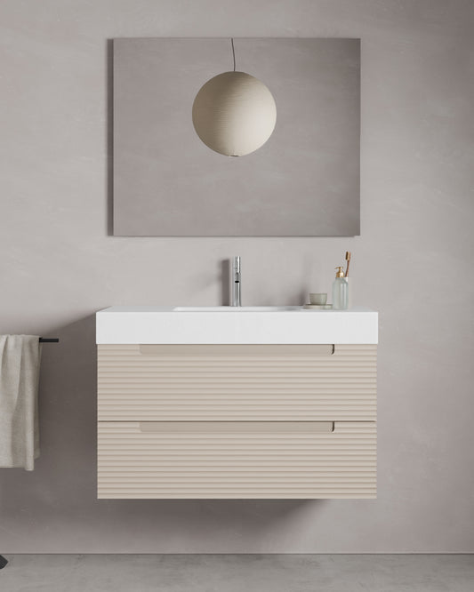 Kairo 2 Schubladen taupe cube