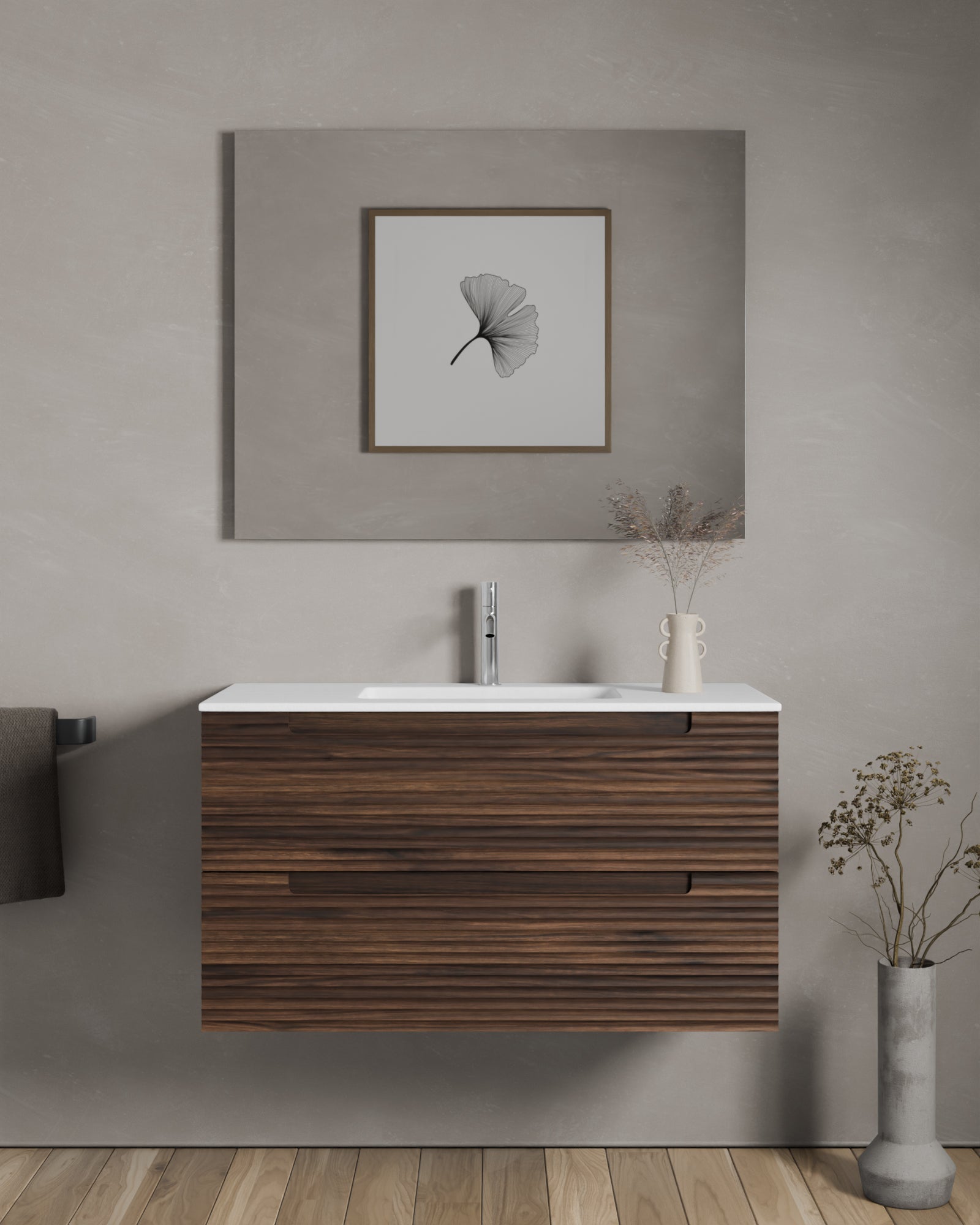 Cairo 2 cajones nogal