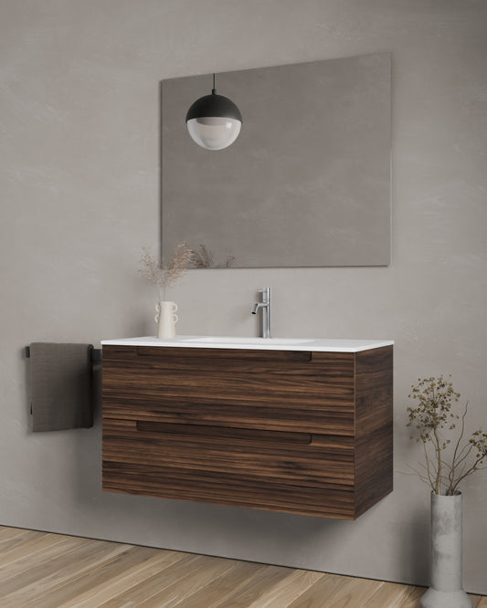 Kairo 2 Schubladen nussbaum