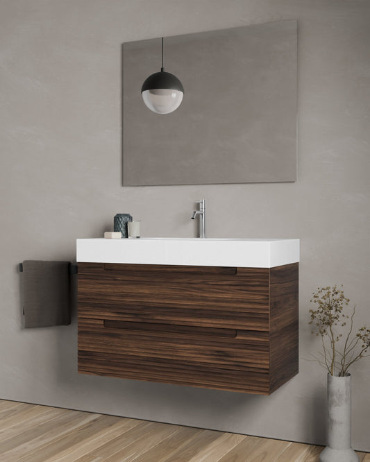 Kairo 2 Schubladen nussbaum cube