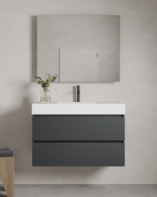 Numa 2 Schubladen anthrazit cube