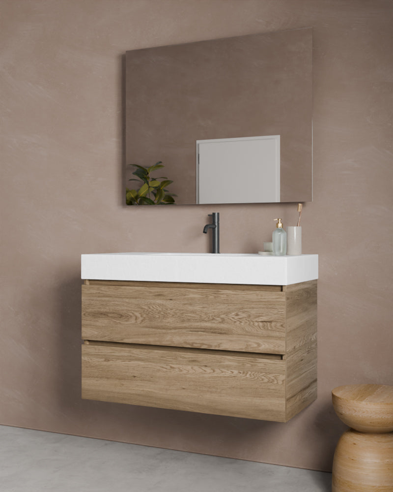Numa 2 cajones roble natural cube