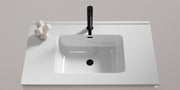 Kivan Schurze 2cm 1 Waschtisch Weiß