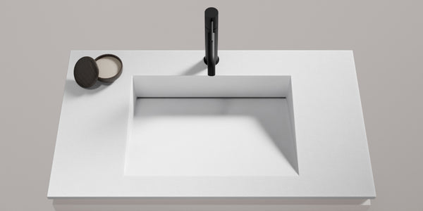 Tayla Schurze 2cm 1 Waschtisch Weiß