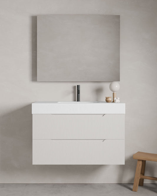 Rino 2 Schubladen weiß cube