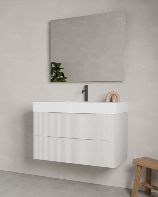 Rino 2 Schubladen weiß cube