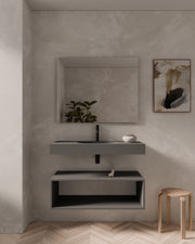 Aris lavabo mural ovale Terra simple vasque
