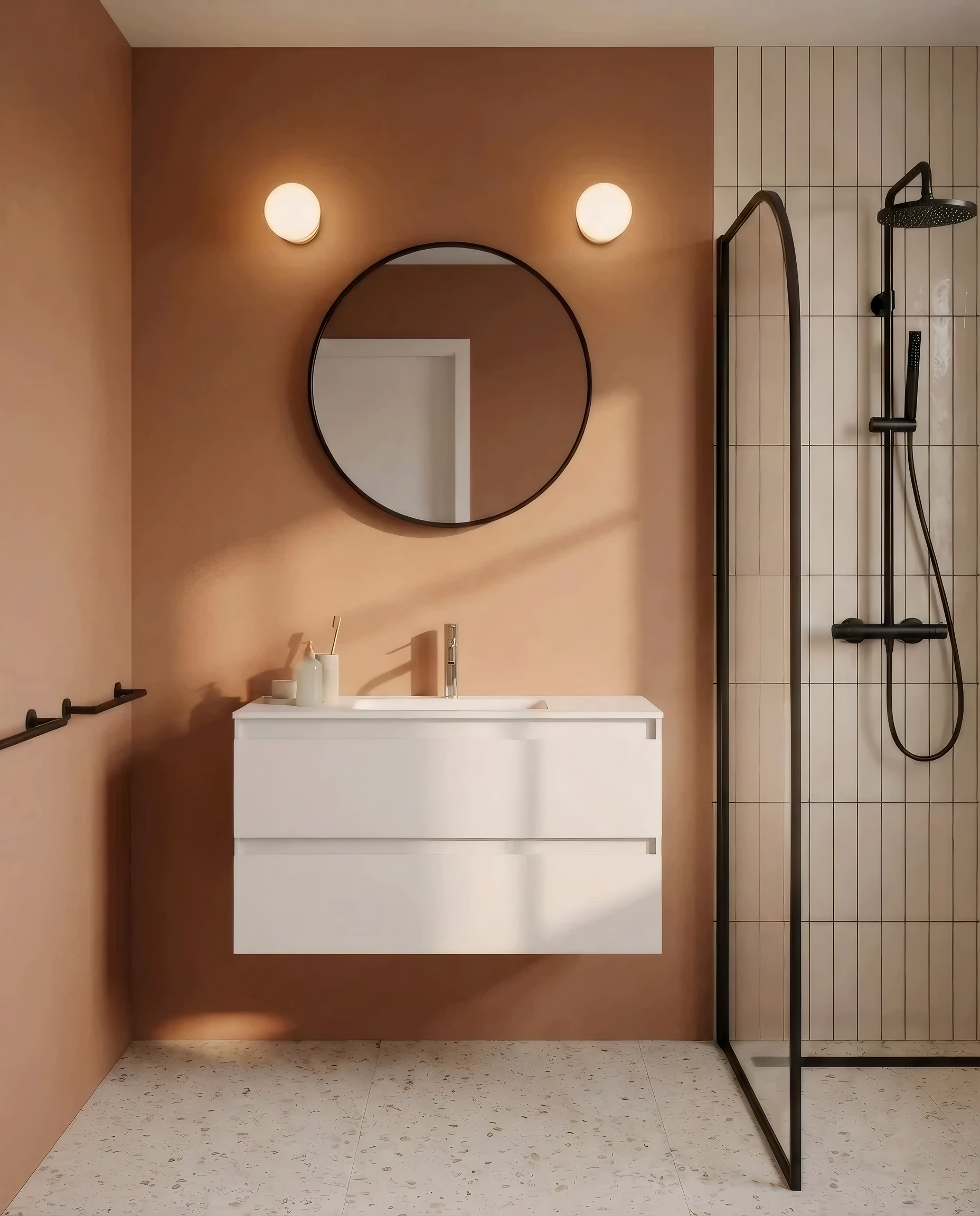 Zuri 2 Schubladen Weiß